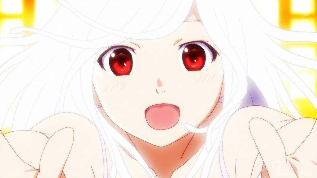 nadeko sengoku but as you scroll down her smile is getting bigger [MSS SPOILERS] 