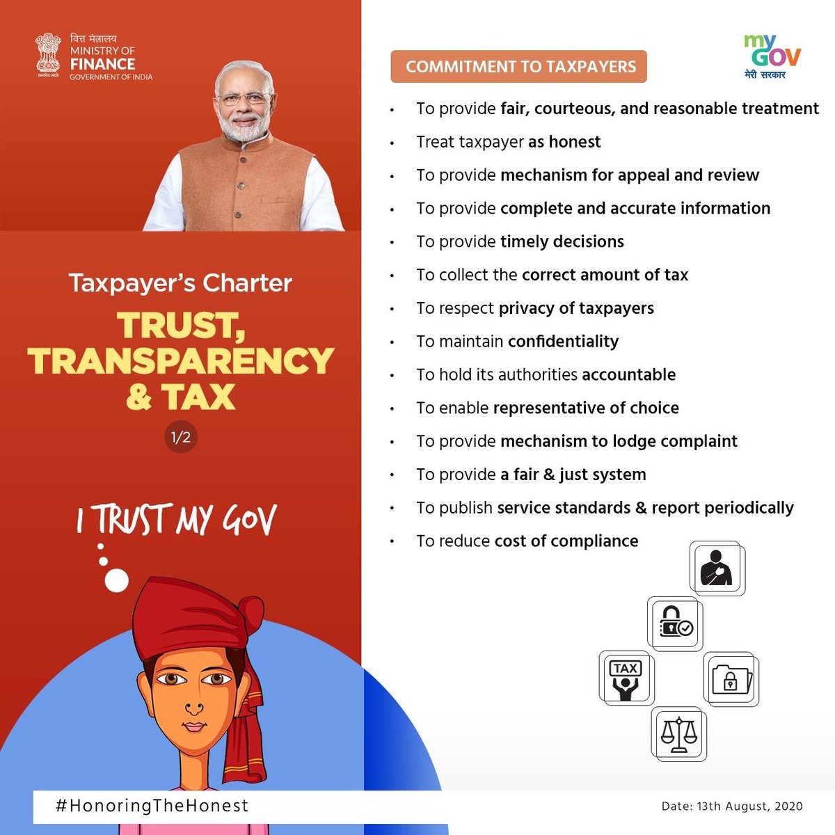 CBCJammuKashmir's tweet photo. Hon PM @NarendraModi inaugurates office-cum-residential complex of Income Tax Appellate Tribunal at Cuttack, to honour the honest taxpayer. Glance through to know about the Taxpayer’s Charter. #TransparencyInTaxation
Via @mygovindia
@FinMinIndia https://t.co/3235QLk6jO