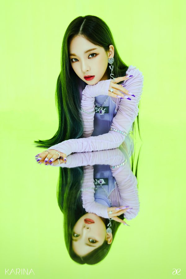 aespaカリナ、ティーザー公開 17日「Black Mamba」でデビュー #KARINA