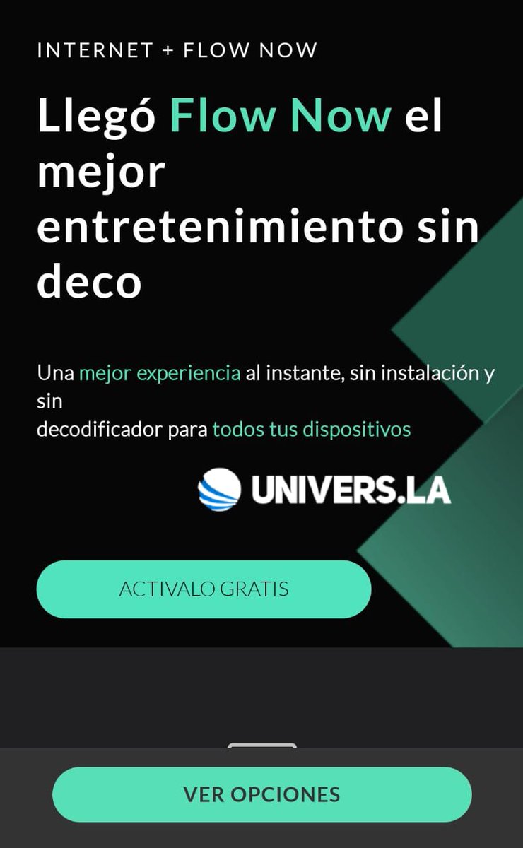 UniversLA's tweet photo. Llega #FlowNOW y #DisneyPlus a Flow APP. https://t.co/xNs5zRK4lx