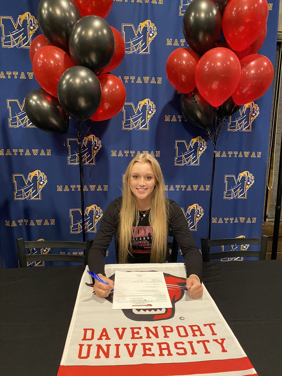 Congrats Savannah Hall for signing her NLI to Davenport University today!!!