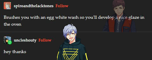 1. i was in the bathroom earlier thinking abt the potential that misumi and omi have as a rarepair