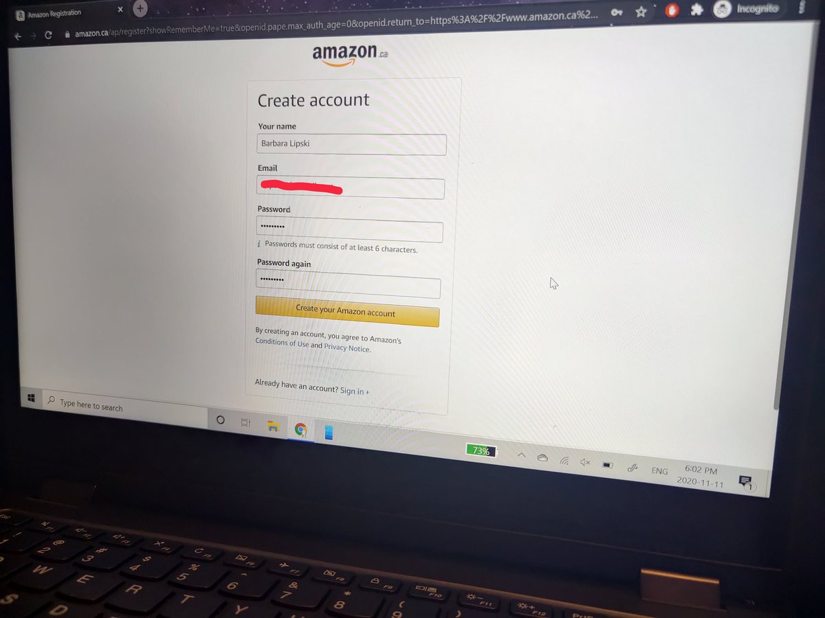 PatrickLipski3's tweet photo. This week I introduced my mom to online shopping! I started by helping her create an Amazon account and getting used to the interface. She felt a little uneasy giving her banking information, so next week I might help her make a PayPal account. #letsteachadults @YEPeducation https://t.co/HSE4pbrxqD