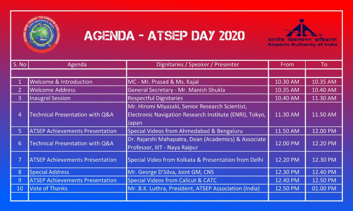 AtsepIndia's tweet photo. Agenda for today https://t.co/Go7HvXRijE