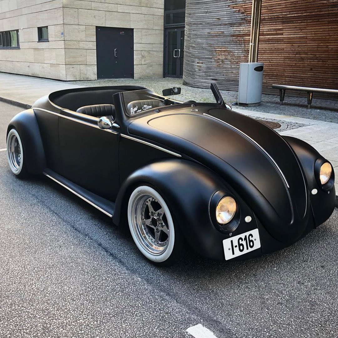 Matte Black 1961 VW Bettle