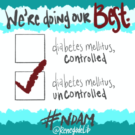 Hey fam, today we're talking CONTROL, COMPLIANCE, and ADHERENCE in diabetes management: an  #NDAM thread 