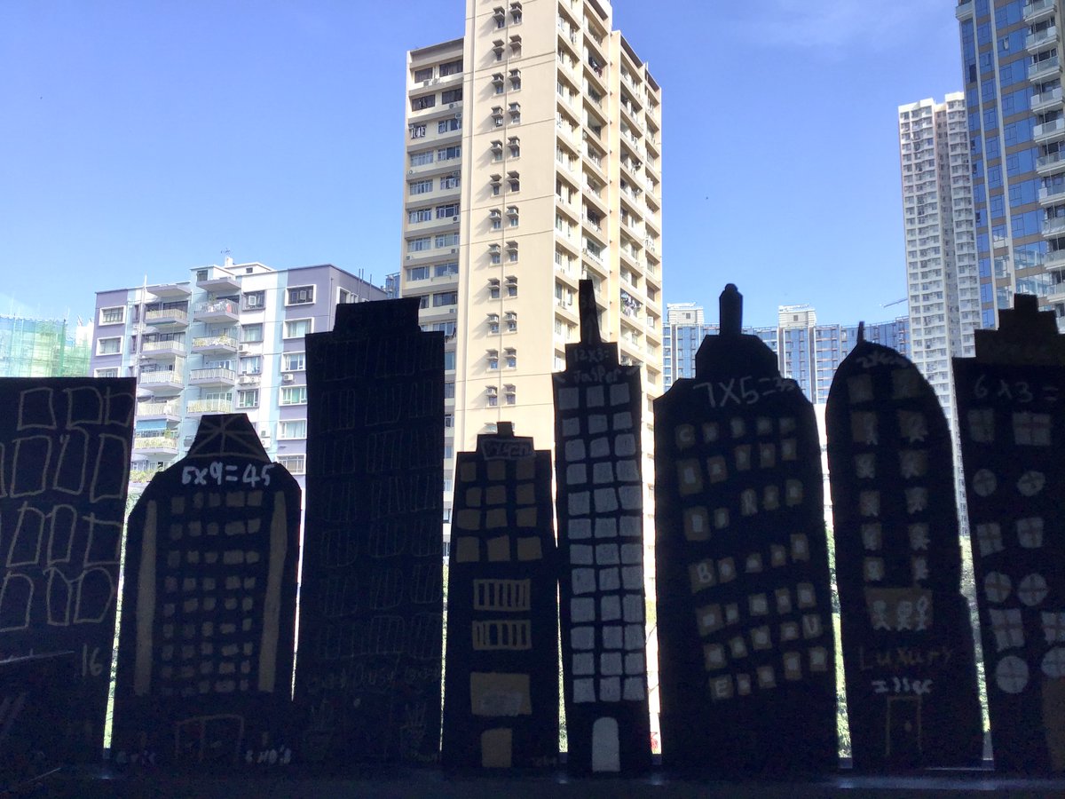 City Arrays 🏢: Connecting our learning about multiplication to the outside world 🌎 #stamfordHK #CognitaWay
