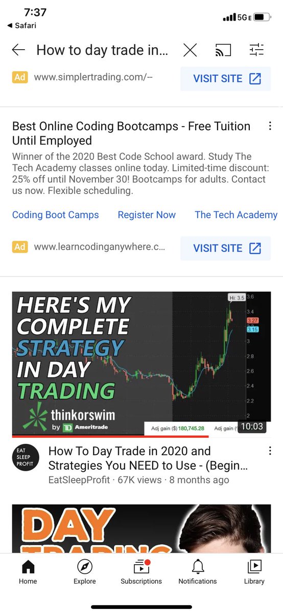 You can find content for ANY SKILL.Simply search “How to trade stocks in 2020”, “how to design a web page”, etc+ A+ content on Twitter: @blackhatwizardd Cold Email Mastery @wizofecom Utopia (Marketing/Ecom) @SalesNotepad Sales+Go on Amazon and search for books on the topic