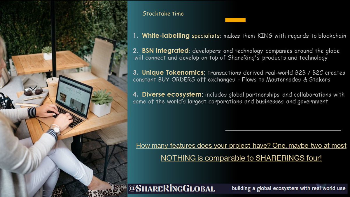moolaland's tweet photo. @RookieXBT @Dentoshi93 This is the one that will do it. @ShareRingGlobal .. It's going to be a barnstormer and is relatively unknown to CT, but not for long. Just yesterday they partnered Rakuten, one of Japan's largest sites and have many more. #enjoy #shr #bsnintegrated https://t.co/xnwV5656C8