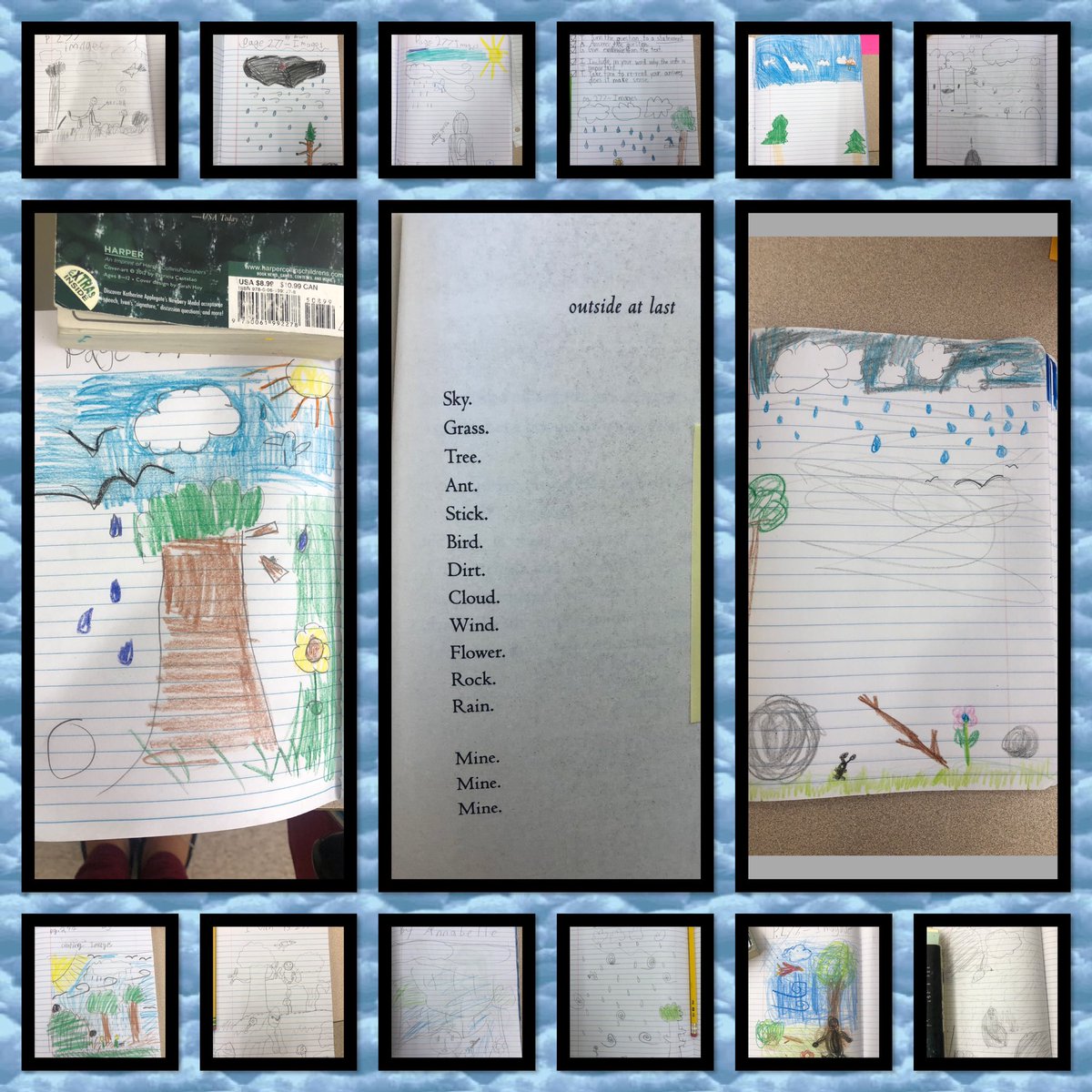The ability to create images is a very important reading strategy especially with novels. It’s up to the reader to use the author’s words to constantly create images in their mind. Enjoy this sneak peak into the amazing minds of 4R! @UESPrincipal @DirectorMalone @chucklentzsuper
