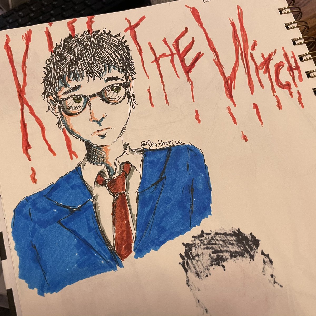visivisi94's tweet photo. #YuppiePsycho #yuppie_psycho #traditionaldrawing #ink #baroquedecay #anotherindie #horror #videogames #fanart #brianpasternack https://t.co/ylPwImiAxR