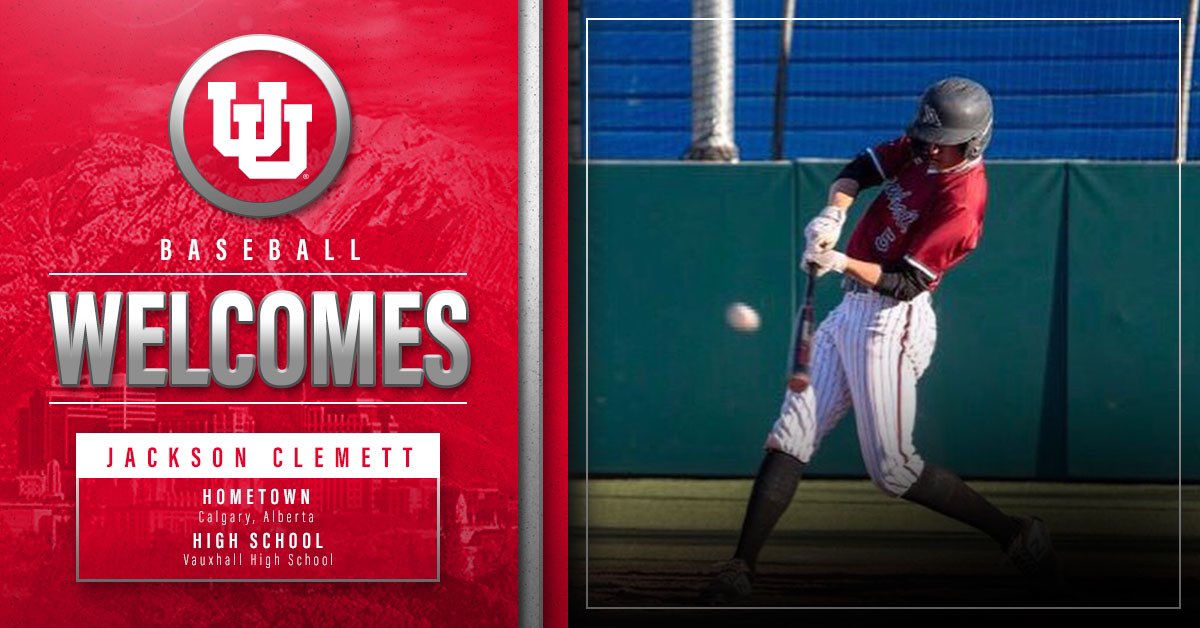 Jackson Clemett has signed! He’s a native of Calgary, Alberta and can play first base or outfield. He wants to play pro ball, but also plans to study science that will allow him to pursue a career in medicine or healthcare. Welcome to the squad Jackson!

#goutes