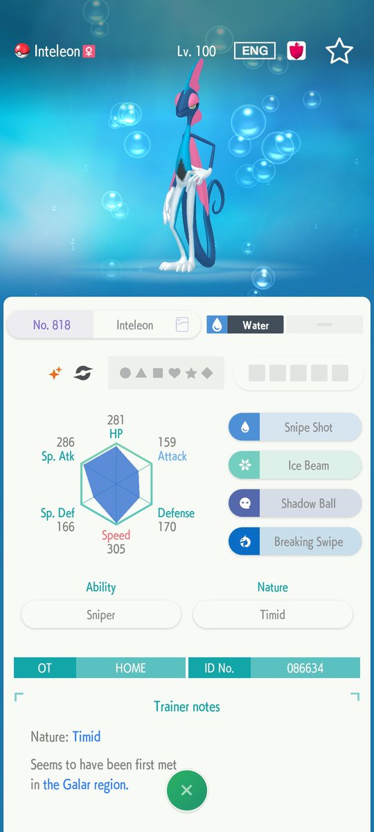 ShinyPokeTrade's tweet photo. NEW GIVEAWAY!!!! 🔥🔥🔥 

🌟SHINY Inteleon🌟
In order to get a chance do these things⬇️
✔Follow me for more giveaways
✔Retweet this Post
✔LIKE this Post
✔TAG someone to let them know
#PokemonSwordShield #Giveaways #Pokemon #NEXTGen #Discord https://t.co/SF7QnEtA0C