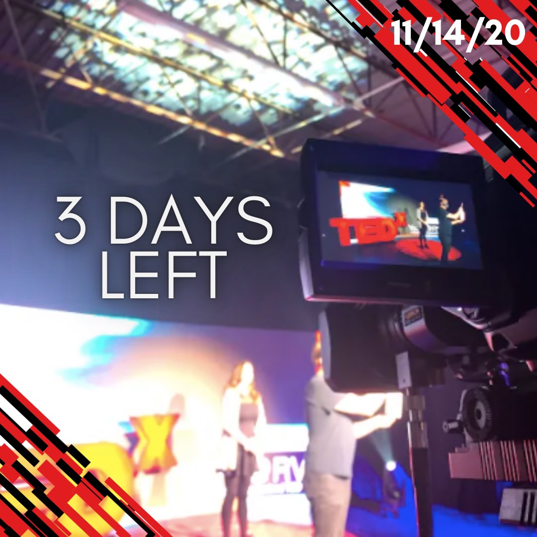 TEDxYouthRVA's tweet photo. Only three days left until TEDxYouth@RVA 2020! Details in bio! https://t.co/2POypvBdER