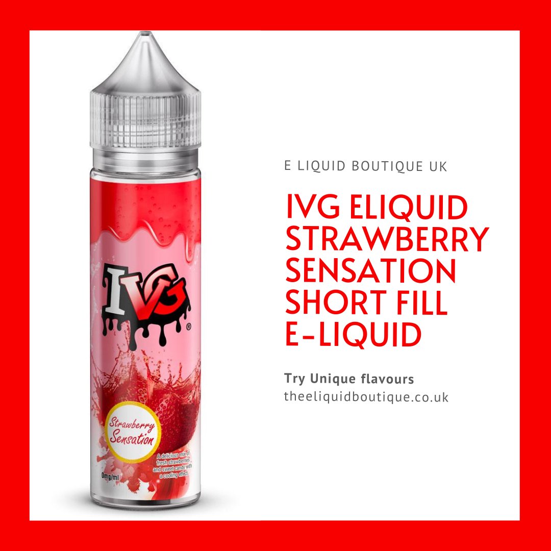 EliquidBoutique's tweet photo. Ivg eliquid strawberry sensation short fill e-liquid 0mg 50ml by acme vape lab
.
Who doesn't like these classic flavors? Your taste buds will be dancing for hours.
.
.
#eliquidboutiqueuk #eliquidboutique #eliquid #vapetank #vape #vapelife #vapeporn #vapenation #vapeon #vaper https://t.co/WxZe5OSxRF