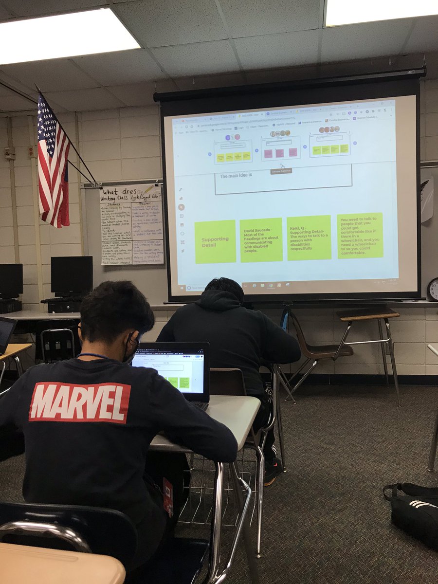 Ms_Guzman7's tweet photo. What is the main idea? #AVID @HumbleISD_SMS #BeTheLight #Collaborating #Literacy https://t.co/7kiebcSwD5