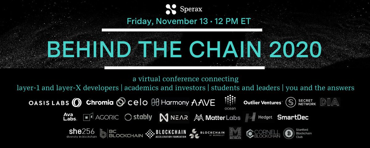 CalBlockchain's tweet photo. We're so excited for Friday! 

Come hear our B@B members and friends at @she_256 moderate panels on Scaling Layer One, #interoperability, #blockchain at universitiy, and #stablecoins at @sperax_io's #BehindtheChain conference! 

Hope to see you there! https://t.co/mCT7hhXUkR https://t.co/yF7xzAUJnM