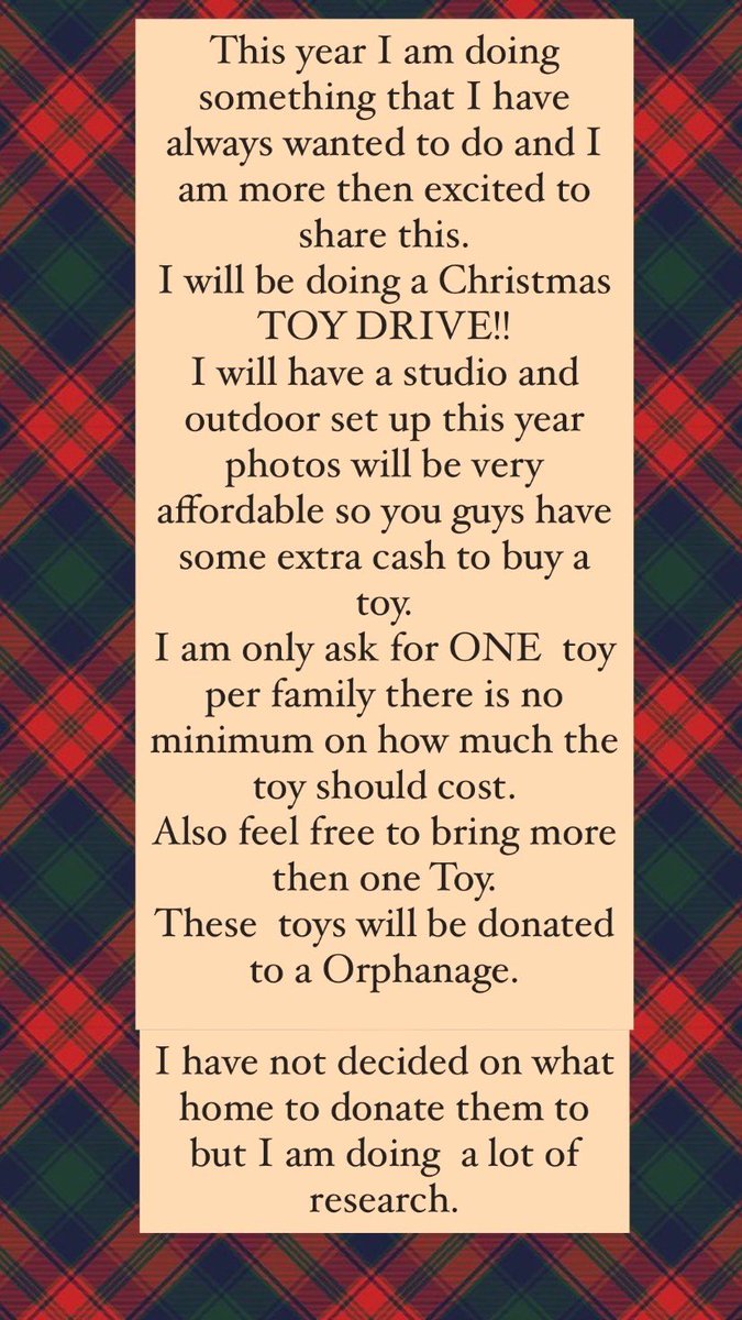 Please share you don’t have to book to a session to donate 💕