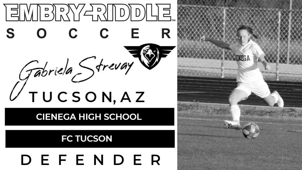ERAUAZWSoccer's tweet photo. Let's all welcome @Gstrevay to our Eagle family! #newERAUeagle #StayingInAZ @fctucsonyouth @BobcatGirlsSoc @erau_eagles @ERAUPrescott https://t.co/RTkQm1oeJU
