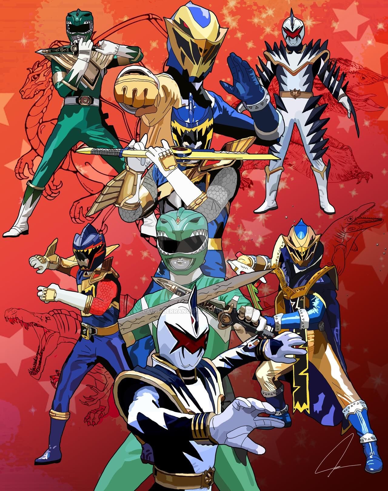 Lavender Ranger on Twitter "Green Ranger, White Ranger, Dark Ranger