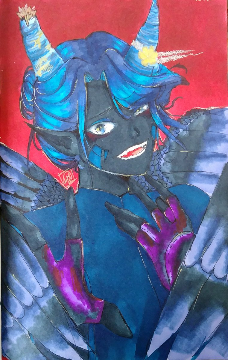 verponana's tweet photo. Demon oc challenge on tiktok lolol
#demonocchallenge #art #drawing #traditionalart #markers #ohuhumarkers #ohuhu #artchallenge https://t.co/spa50skLVM