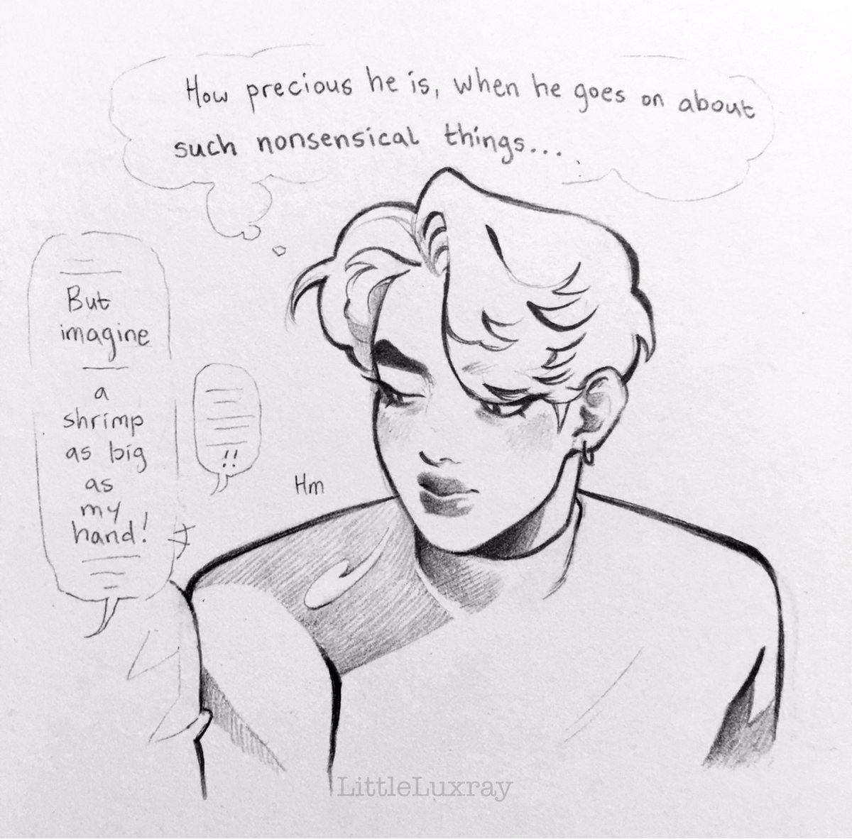 [Vampire AU] It's been hard for Jin to focus as of late... heavy thoughts weigh him down. At least Jk's here now ? 