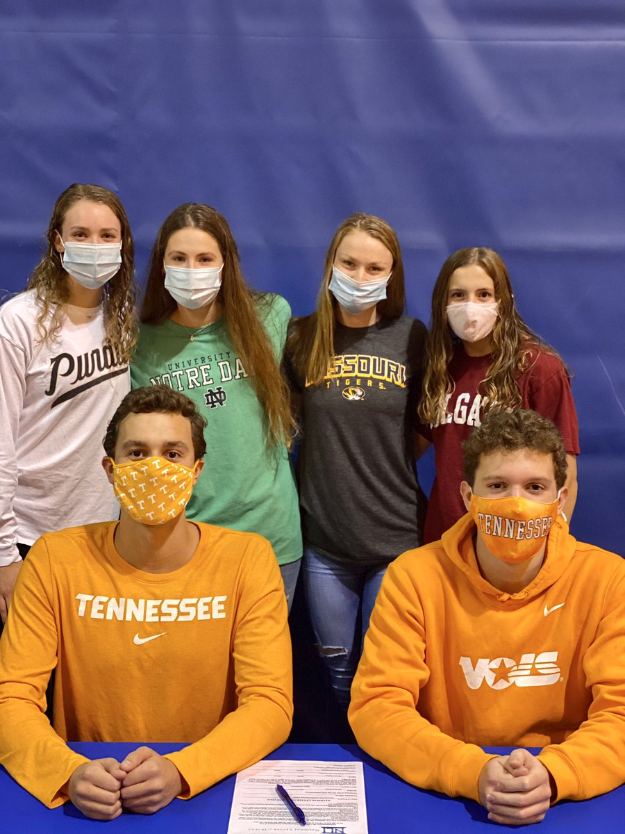 Madelyn Christman- University of Notre Dame 
.
Maggie DeLillo- Colgate University 
.
Colleen Duffy- University of Missouri
.
Griffin Hadley- University of Tennessee
.
Sammy Huff- University of Tennessee
.
Maggie Love- Purdue University
.
Gus Rothrock- University of Tennessee