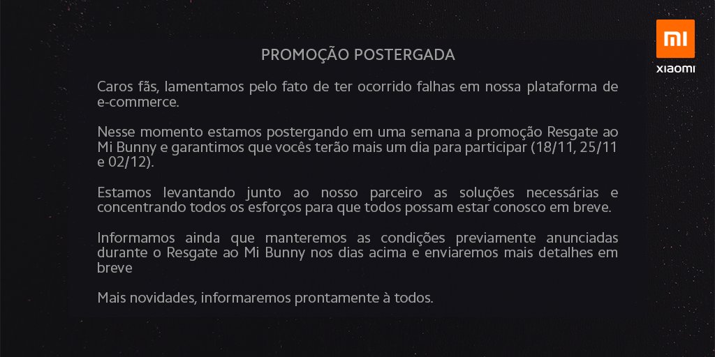 xiaomi mi bunny resgate