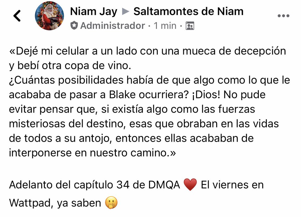 FictionalNiam's tweet photo. Adelanto #DMQA ♥️ https://t.co/VmcZR4rM2e
