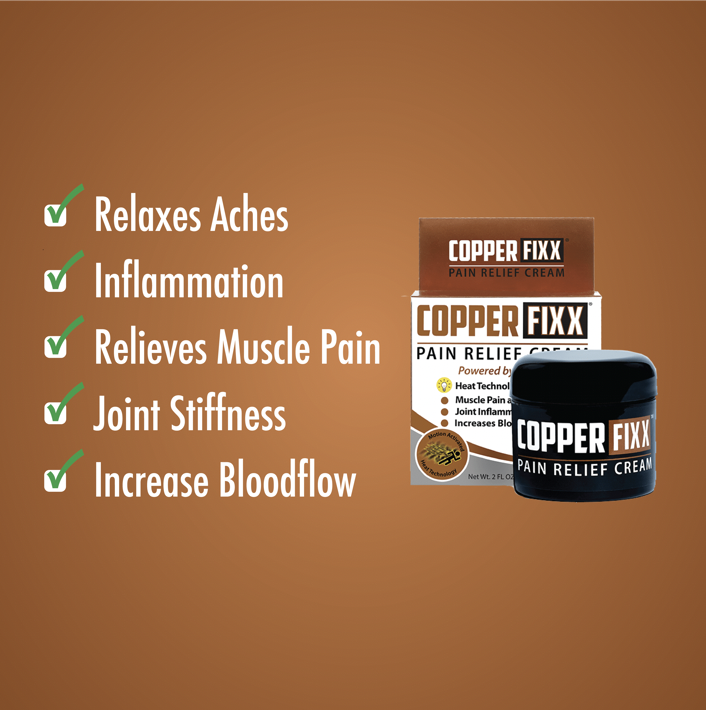 CopperFixx's tweet photo. Copper has been used as medicine for thousands of years. It helps prevent inflammation and ease the stiffness in your joints. Find out more about copper and our other key ingredients at  https://t.co/4yk9DiYGbJ https://t.co/qurM9cyBxW
