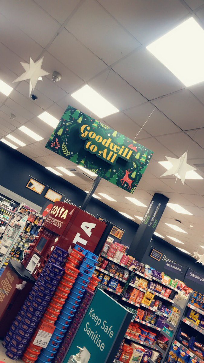 AlexG151's tweet photo. It’s beginning to look a lot like Christmas 🎄especially here at the Barton store! Get down and get festive! Also, why not donate to this years toy appeal  🧸 #toyappeal #Centralenglandcoop #sellsellsell #coopchristmas @NickWil74960087 @lauren_moule @jmmartin33 https://t.co/zM505zxKgQ