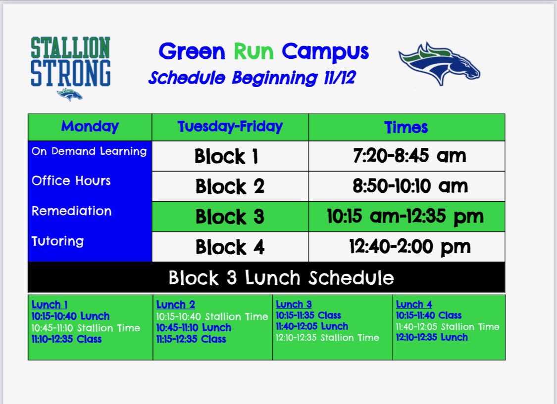 We are so excited to welcome back our 10th-12th grade face-to-face students. Remember, we are starting the new hybrid schedule tomorrow.  (Last names A-K on Tuesdays and Wednesdays, L-Z on Thursdays and Fridays).