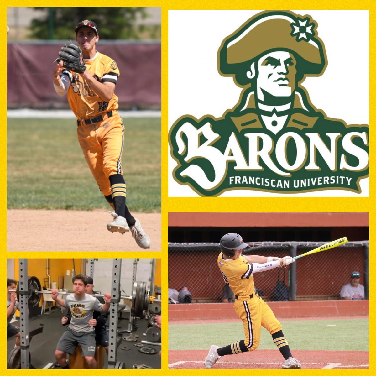 PghDawgs's tweet photo. Congratulations to 2021 INF Ryan Scavnicky on his commitment to Franciscan University. @FranciscanU is a private Catholic university in Steubenville, OH. The Barons play in the D3 @PAC_Athletics and are led by head coach Rick Carver.
#dawgsfamily #dawgsgetrecruited #areyounext https://t.co/mhoyfTGyRB