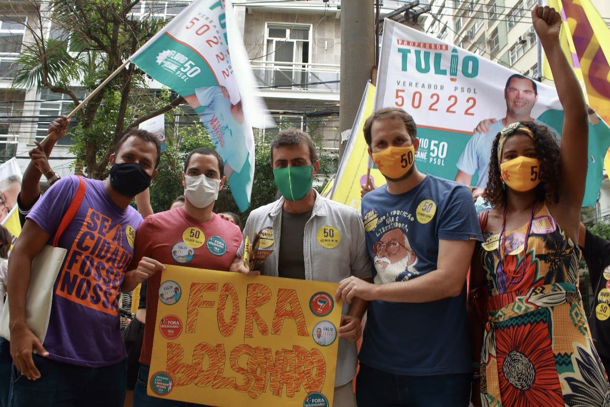 MarceloFreixo's tweet photo. Hoje foi dia de fazer campanha em Niterói, onde morei por 40 anos, com pessoas queridas. Vamos virar e levar @serafinipsol e @JosianePecanha para o segundo turno! Vote 50! https://t.co/Gs1np9hQWe