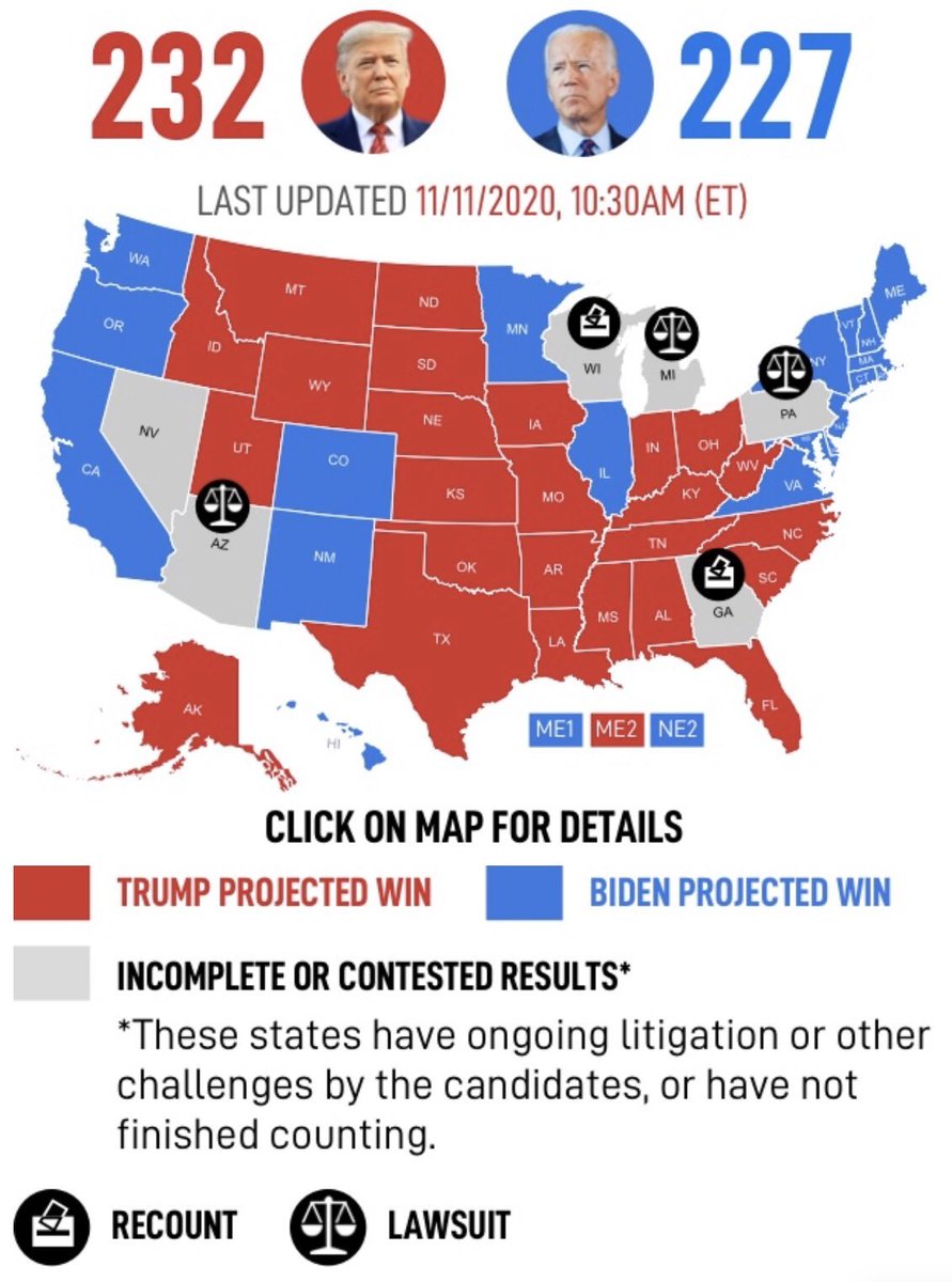 4/ Dominion Voting Systems is the 2nd largest voting machine company in the USA. They serve 40% of American Voters and are used in the currently contested swing states:NevadaArizonaMinnesotaMichiganWisconsinGeorgiaPennsylvania