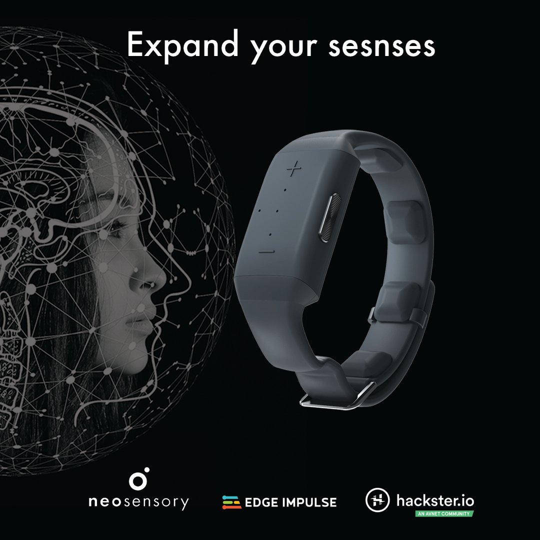 neosensory's tweet image. Expand your senses and join our @Hackster.io contest. Submit your idea to win a Neosensory Buzz haptic feedback wristband to build your project. Hardware applications close 15th November at midnight PST. hackster.io/contests/neoed…
#hackyoursenses #developers #hackster