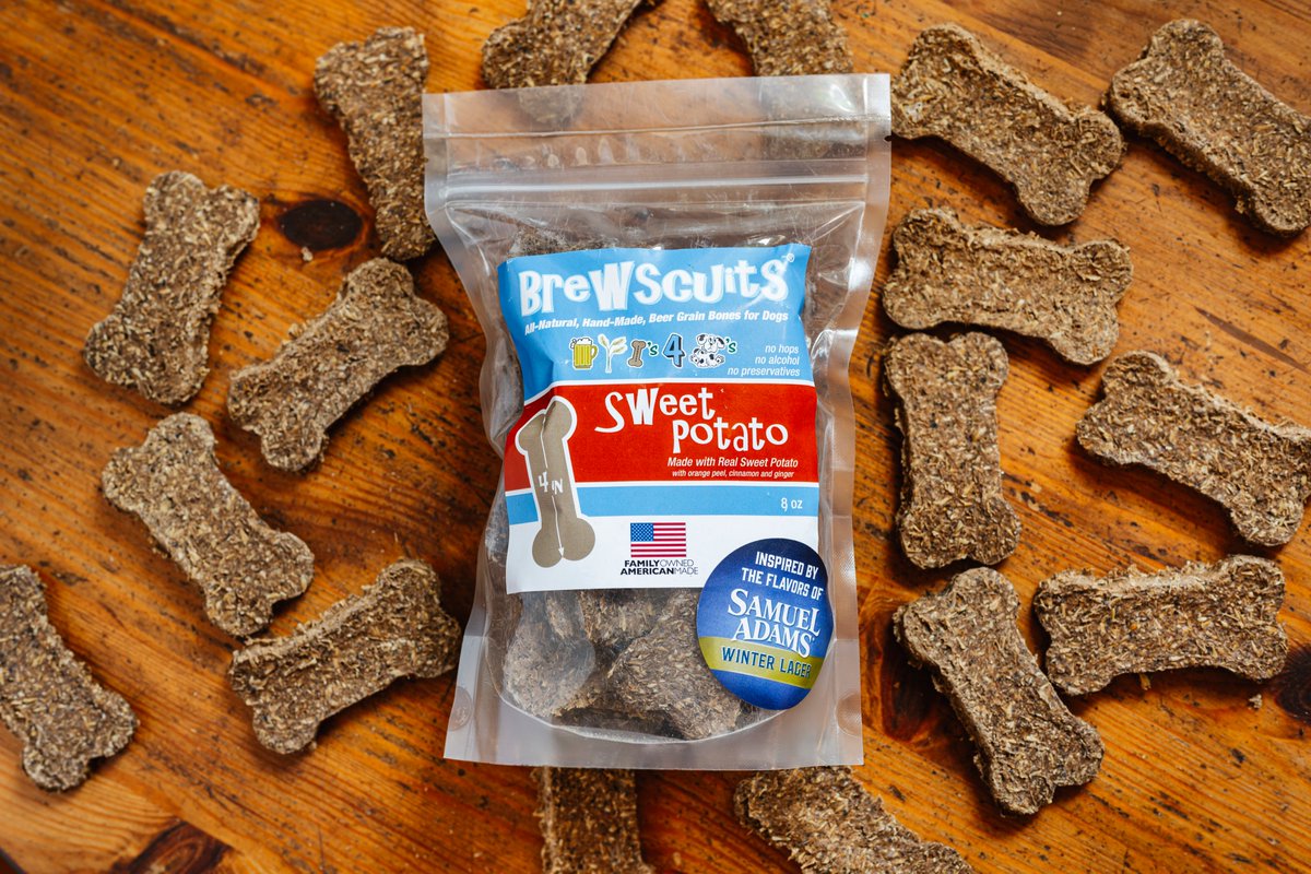 Your dog was with you all quarantine. Say thanks with a <a href="/Brewscuits/">Brewscuits</a>, inspired by the flavors of Winter Lager. It's  not sharing a beer with them, but it's as close as you should probably get to drinking beer with your dog. 
 
Now available at brewscuit.com/product/sam-ad…!