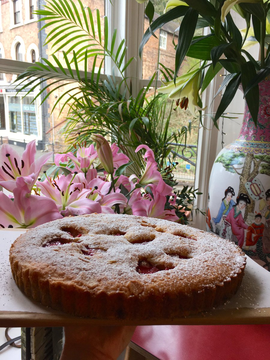 Re-opening for take-away from Friday.Place your orders now for whole #cake &amp; #quiche - Sat &amp; Sun collection #ironbridgegorge
