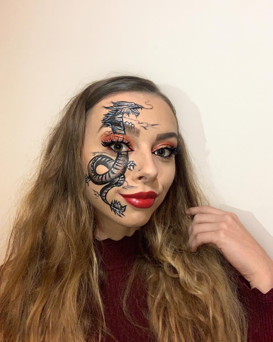 beccaskittrell's tweet photo. Inspired by the best🐉 @abbyrartistry 💜 https://t.co/13BGnmrU27