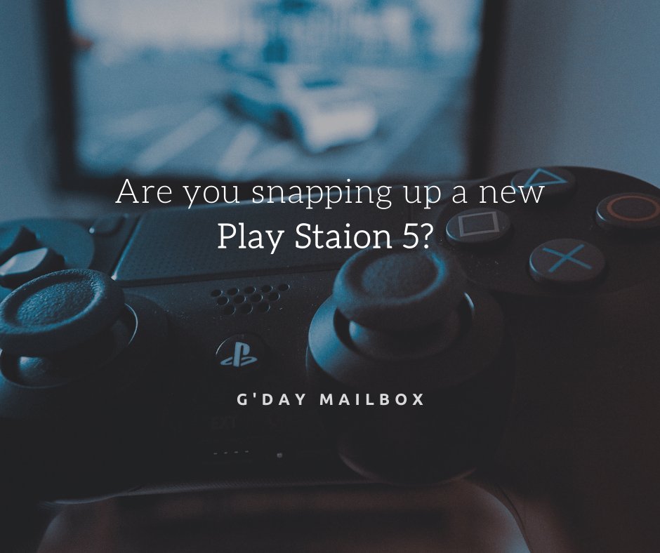 gday_mailbox's tweet photo. #Game On Time! Are you snapping up a #PS5? If you can’t buy it in your area, why not buy it in #Australia first? G'day Mailbox will sign for your brand new PS5 on your behalf, and then #forward to you!
#VirtualMailbox #virtualaddress #playstation5  #BlackOpsColdWar #NBA2K21 https://t.co/9cGZyWFWip