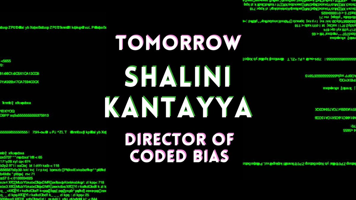 WUD DLS @ UW–Madison (@wud_dls) on Twitter photo One day left! Register to hear filmmaker @shalinikantayya discuss how gender and racial biases are developed into technology and AI here: go.wisc.edu/58f8d4 (Registration required for this event) One day left! Register to hear filmmaker @shalinikantayya discuss how gender and racial biases are developed into technology and AI here: go.wisc.edu/58f8d4 (Registration required for this event)