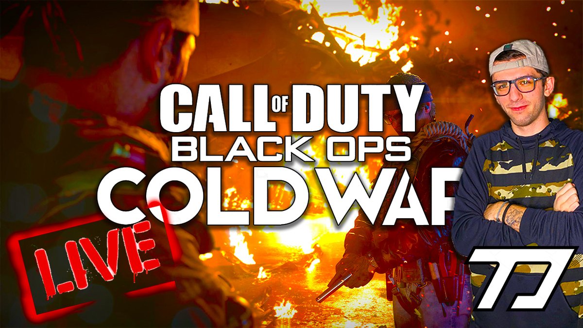 TeeDeeGames's tweet photo. π¨Excited to announce I have Black Ops Cold War early and all be playing live tomorrow at 9am EST! I will be playing through the Campaign first followed by Zombies and then Multiplayer. Come hangout for the launch of #BlackOpsColdWar https://t.co/ROWW7WXpph π¨ #noAD #CODFanboy https://t.co/4cRMHt9XTs
