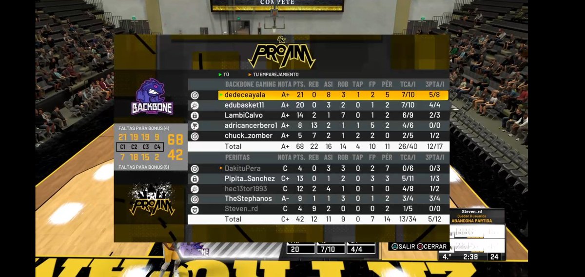 bbonegaming's tweet photo. ¡VICTORIA! ✔️
Debutamos en el @ThunderLeague2K con victoria, 2-0 en el global, primer partido 68-42 y el segundo FW.
Este es el camino chicos 💪 #SOMOSBACKBONE 🔮 https://t.co/b7MWKFbaLD
