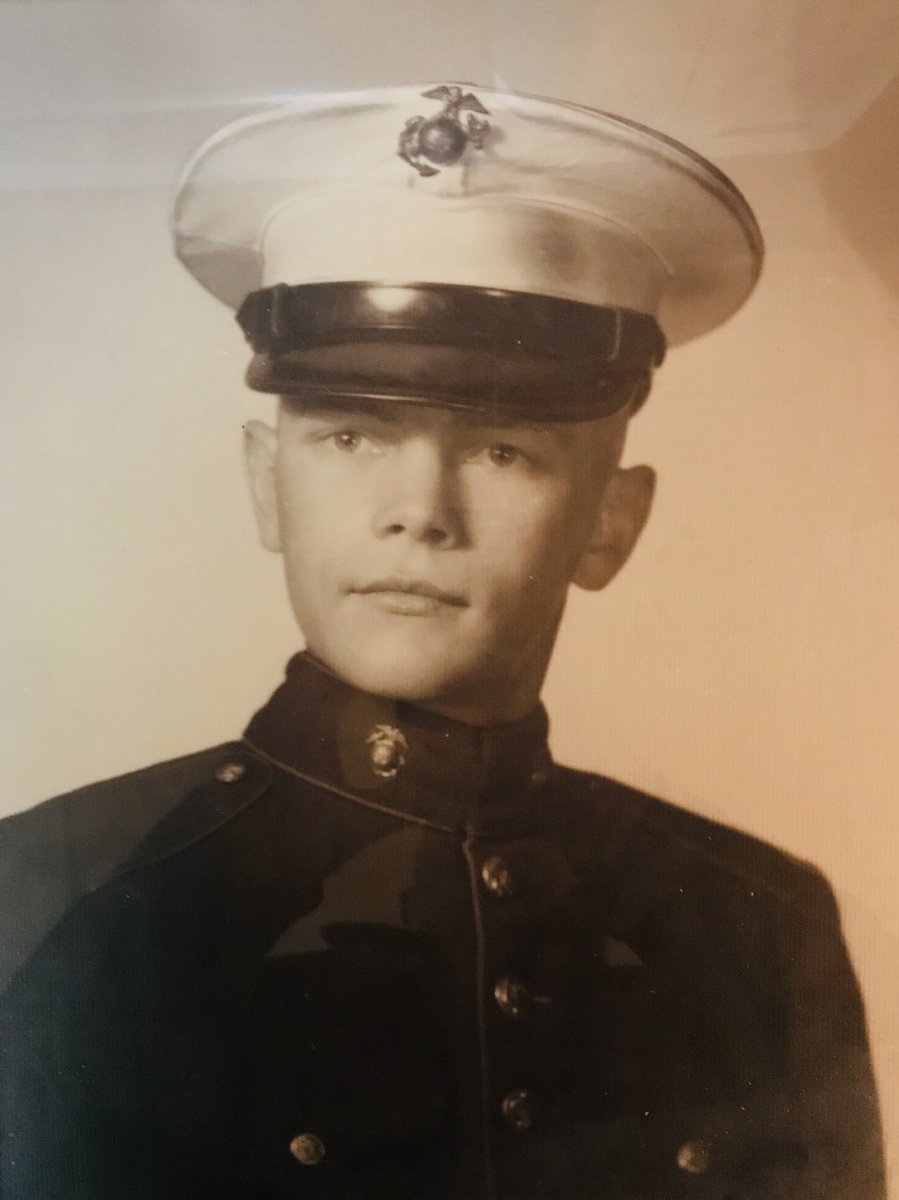 heckramey's tweet photo. Thanks Pop!  #SemperFi #VeteransDay https://t.co/6Kxf144F2U