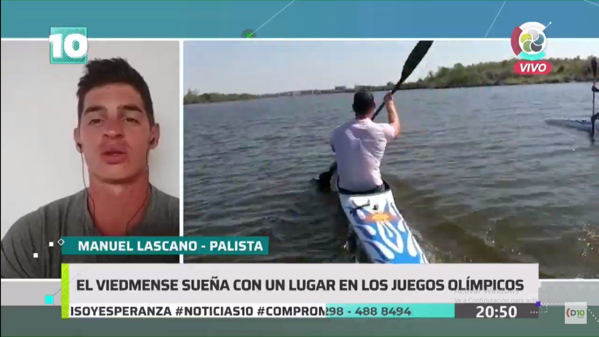 CANAL10ok's tweet photo. 🚣 El palista de #Viedma, @ManuLascano sueña con los #JuegosOlimpicos entrenando con la Selección #Argentina de Canotaje y @MatiCarusso lo entrevistó para #Noticias10. Mirá la charla en: https://t.co/7aiEsBpQBY https://t.co/D8gZ3mJmqJ