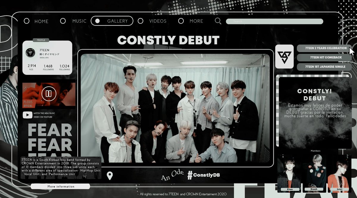 7TEENSN's tweet photo. ❐ • 𝗦𝗮𝘆 𝘁𝗵𝗲 𝗻𝗮𝗺𝗲 𝟟𝕋𝔼𝔼ℕ . . . › 𝘀𝗵𝗶𝗻𝗶𝗻𝗴 𝗱𝗶𝗮_恐惧𝗺𝗼𝗻𝗱𝘀 (💎)⤻ #ConstlyDB
Los más lindos estamos ya presentes en el Debut de @weconstly, gracias por la invitación, mucha suerte en todo! https://t.co/oQIA0C7fnC