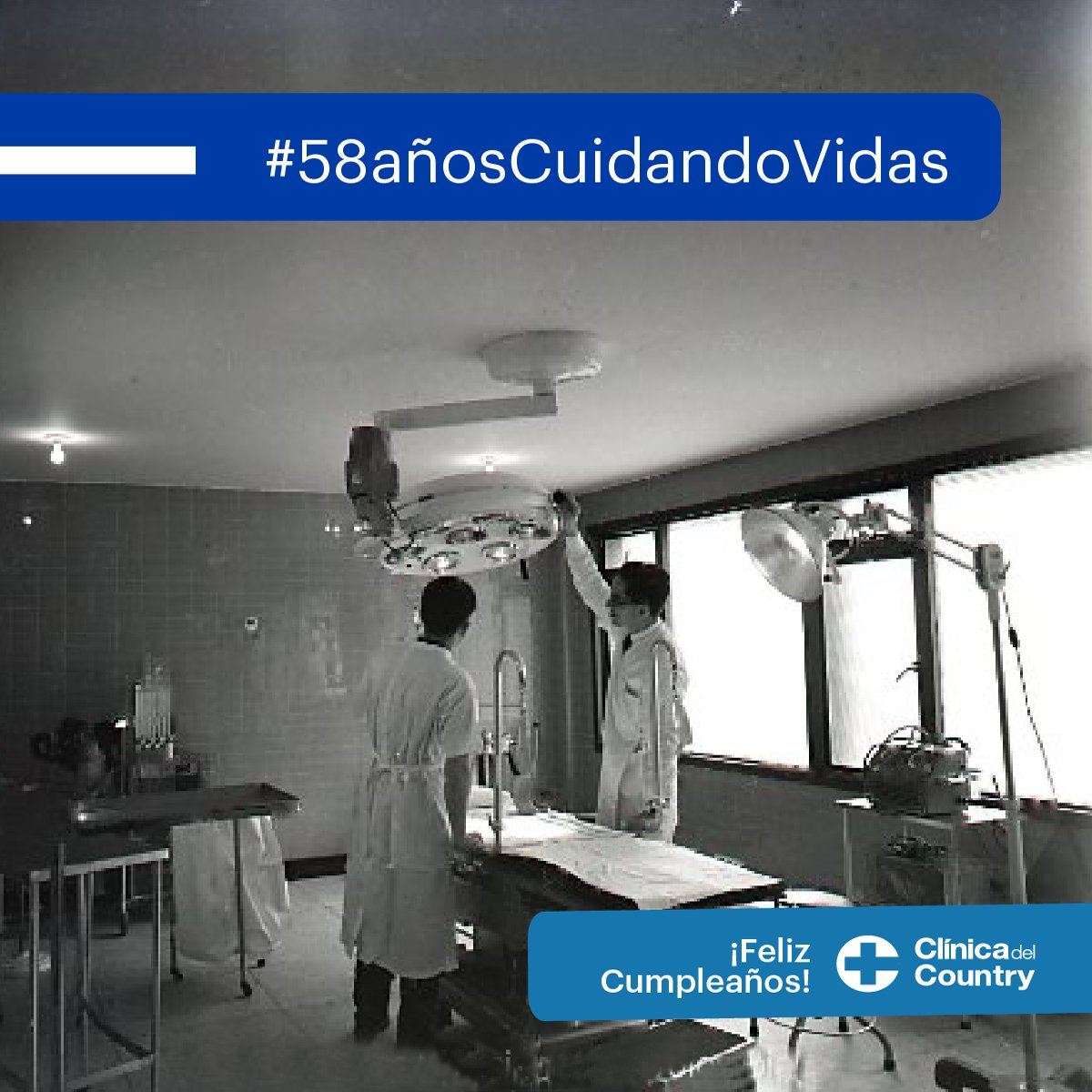 Clinica_Country's tweet photo. Desde 1962, nuestros pacientes han depositado su confianza en La Clínica del Country para que con el máximo compromiso de un gran equipo humano cuidemos su salud y la de sus familias. Hoy recordamos con orgullo y agradecimiento #58AñosCuidandoVidas https://t.co/u5xPvYZlnZ