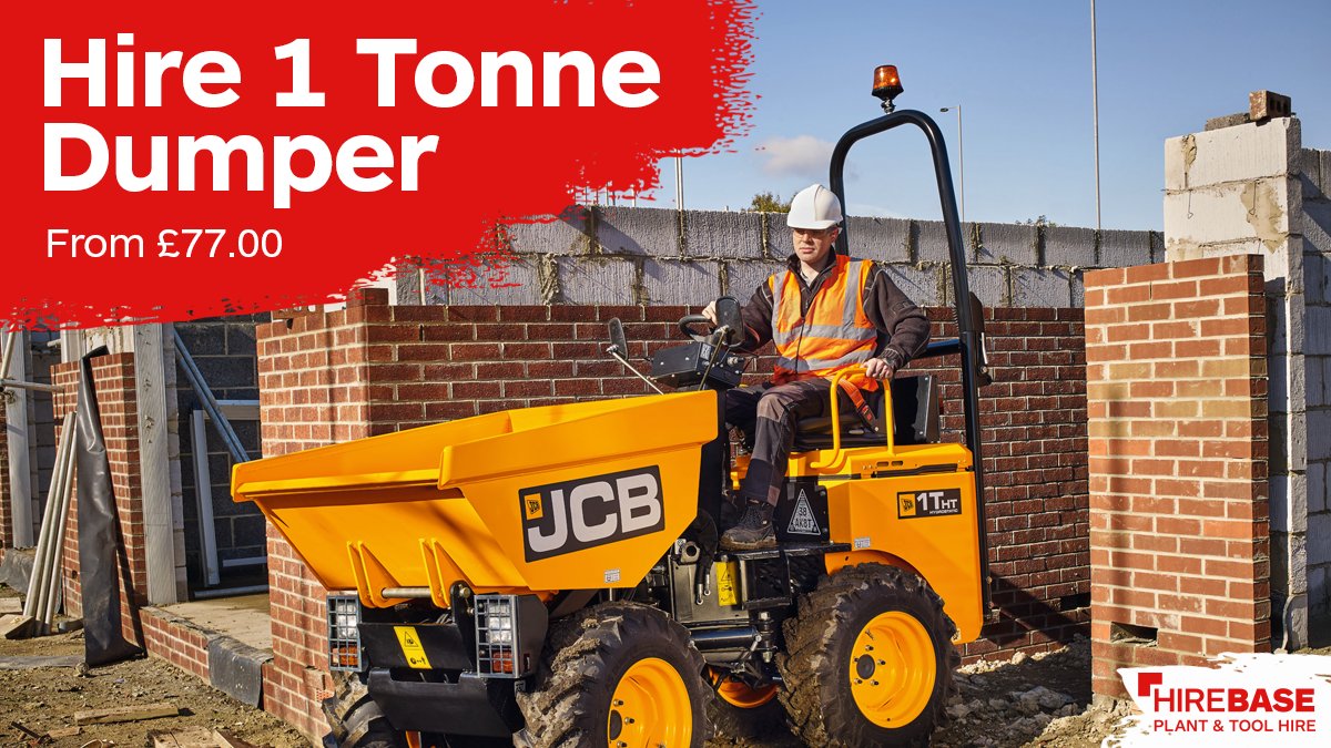 From dumpers to excavators and barrows, get 25% off when you order online at Hirebase! buff.ly/35C0hRw #GetItDone

T&amp;Cs apply. 25% off the list price when you hire online with #Hirebase