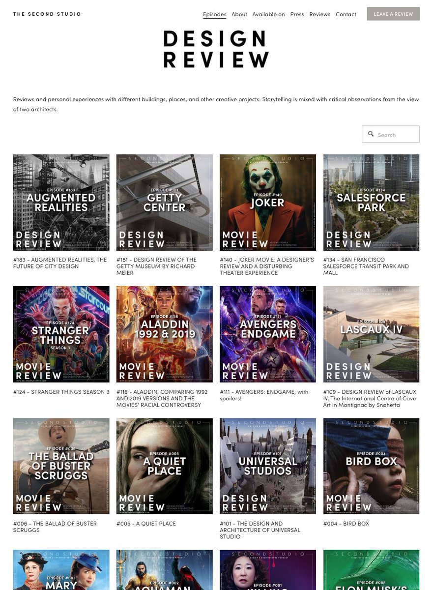 SecondStudioPod's tweet image. The new website is up! 🥳
Go to secondstudiopod.com or click the link in our bio to get a whiff of that new site smell 😎

Now that we’ve completed revamping our graphics, excuse us while we have a midday martini. 🍸

#podcast #designpodcast #architecturepodcast