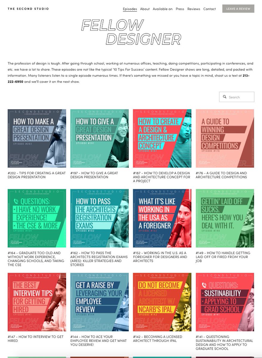 SecondStudioPod's tweet image. The new website is up! 🥳
Go to secondstudiopod.com or click the link in our bio to get a whiff of that new site smell 😎

Now that we’ve completed revamping our graphics, excuse us while we have a midday martini. 🍸

#podcast #designpodcast #architecturepodcast